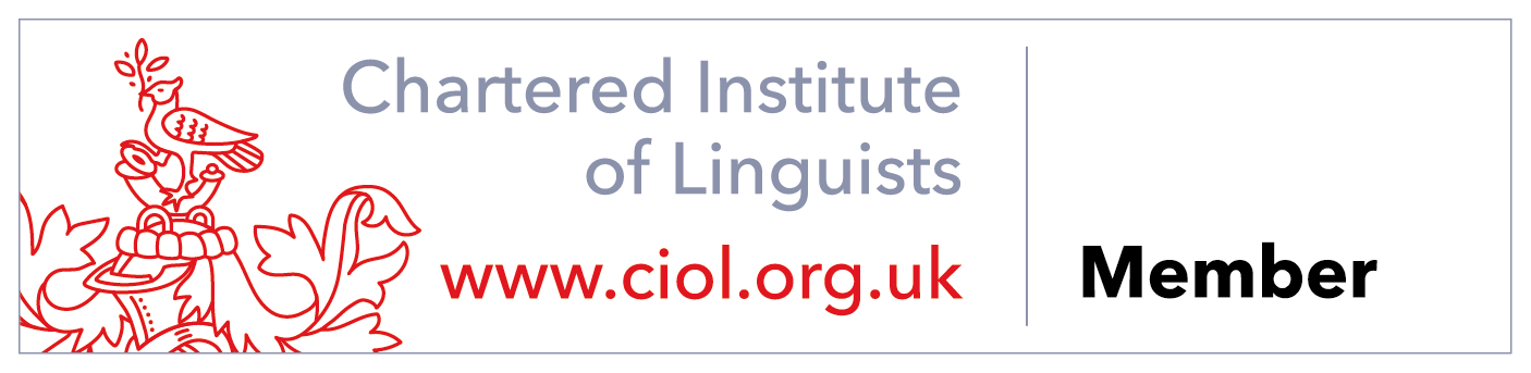 Miembro del Chartered Institute of Linguists — verificar acreditación